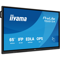 IIYAMA Interaktivni zaslon TE6513A-B2AG, 64,5", 4K Ultra HD, Wi-Fi, 500 cd/m², dodirni zaslon, ugrađeni procesor, crna